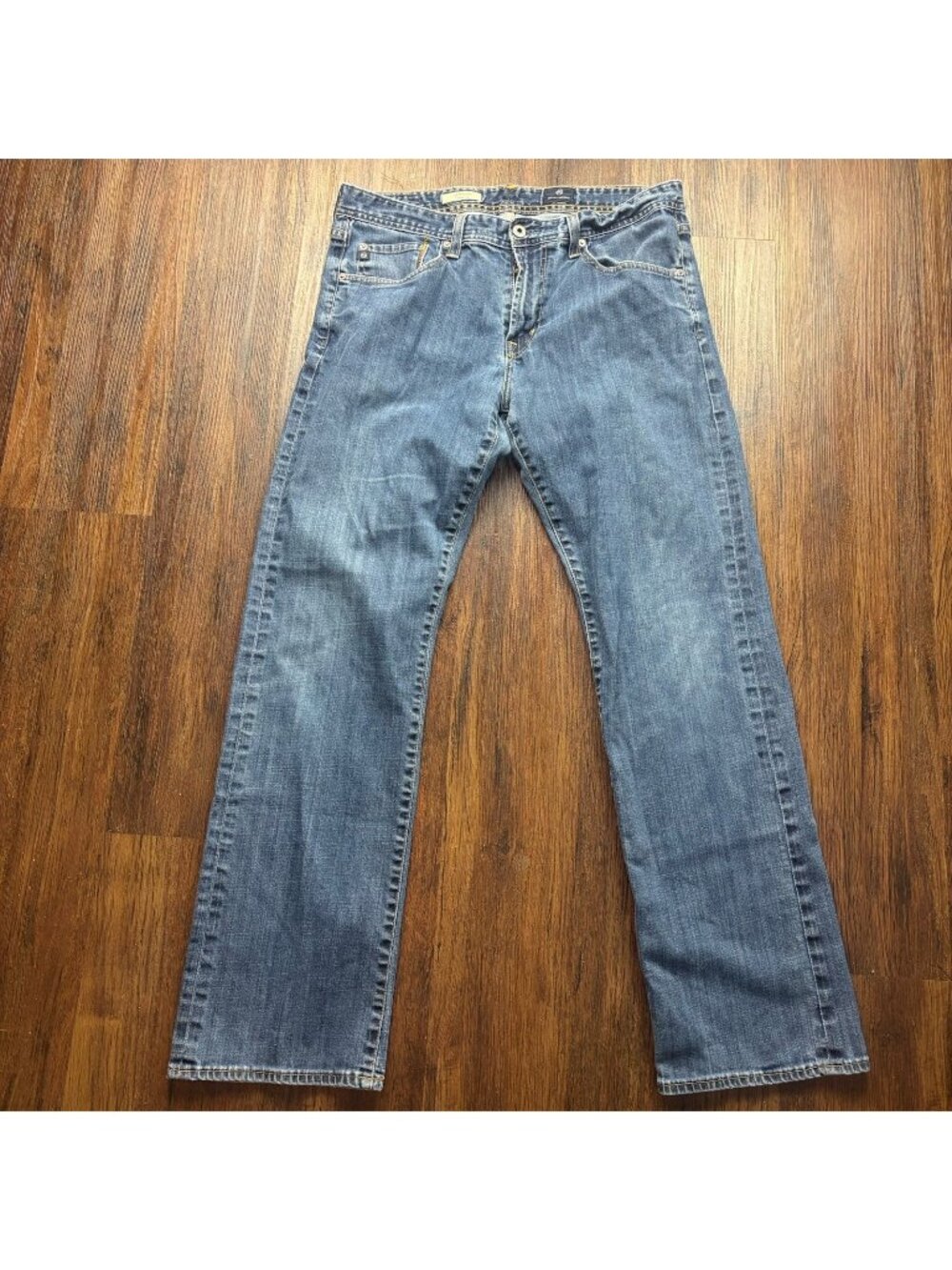 AG Adriano Goldschmied The Protege Straight Jeans Medium Wash Men’s Size 34X32